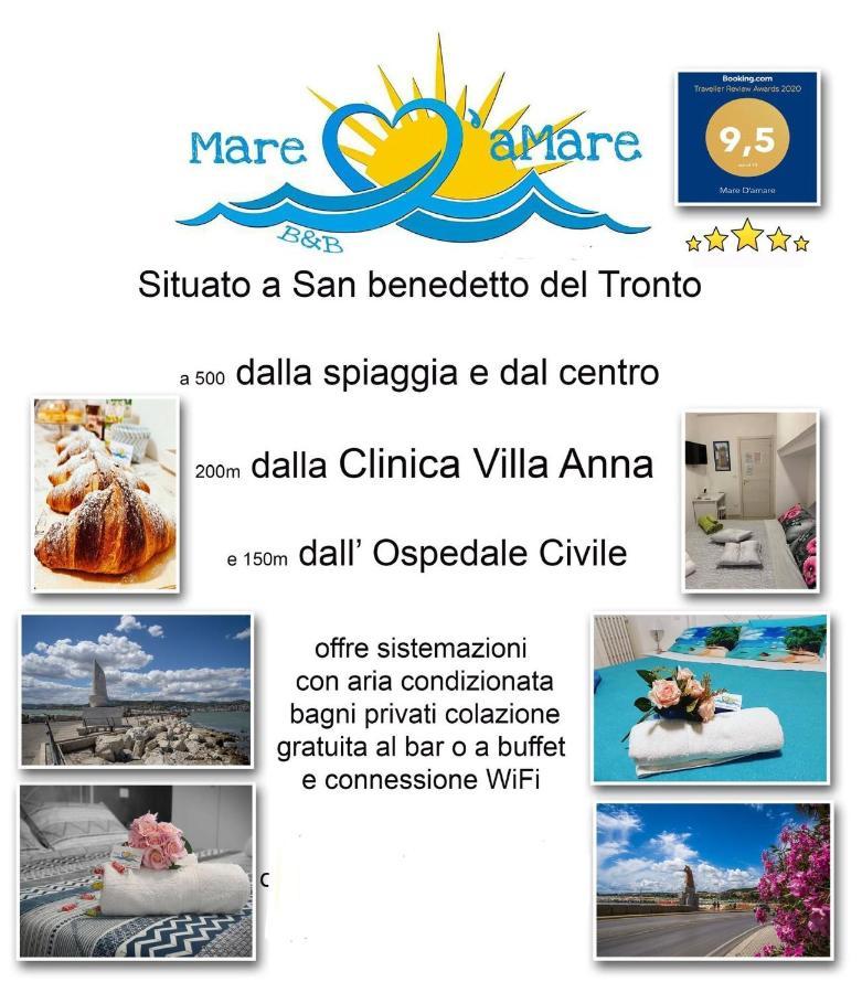 サン・ベネデット・デル・トロント Mare D'Amare Bed & Breakfast エクステリア 写真